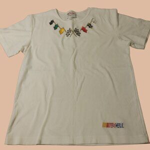 NASCAR Shirt Medium Chase Authentics Cotton Vintage 90's Ladies Embroidered Raci